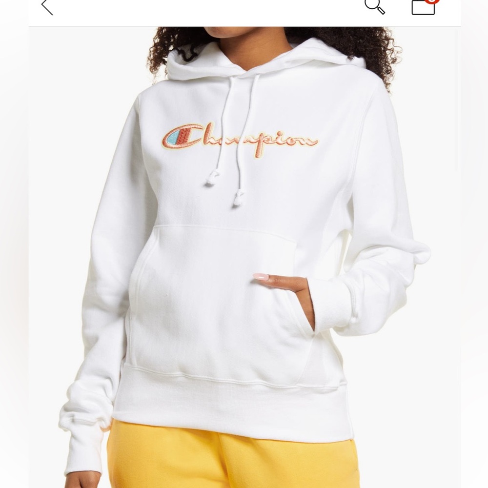 Champion women’s sweatshirt MED Boyfriend Embroidered logo® Cotton Blend